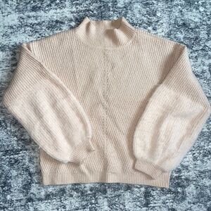 Amaryllis Soft blush Turtleneck Sweater